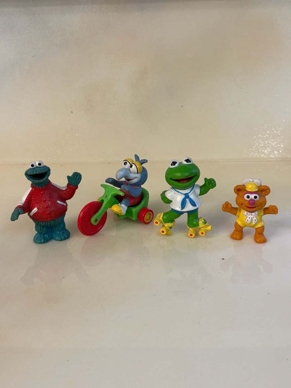 1986 Vintage McDonald's Muppet Babies Happy Meal Toy Set (4 Piece)